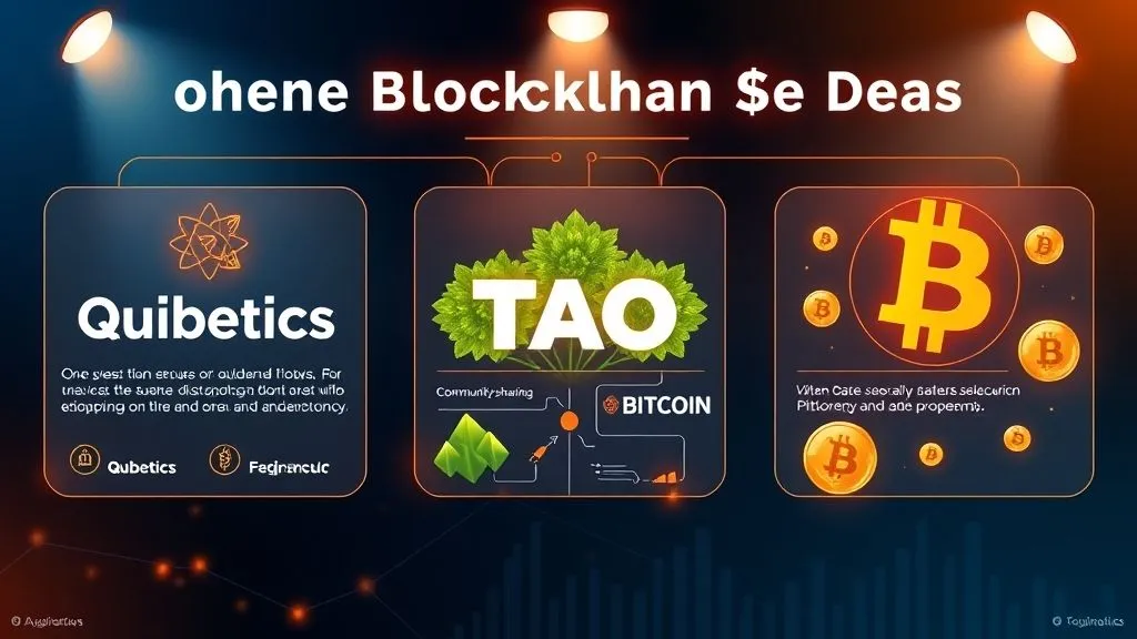 Comparing Blockchain Use Cases: Qubetics, TAO, Bitcoin